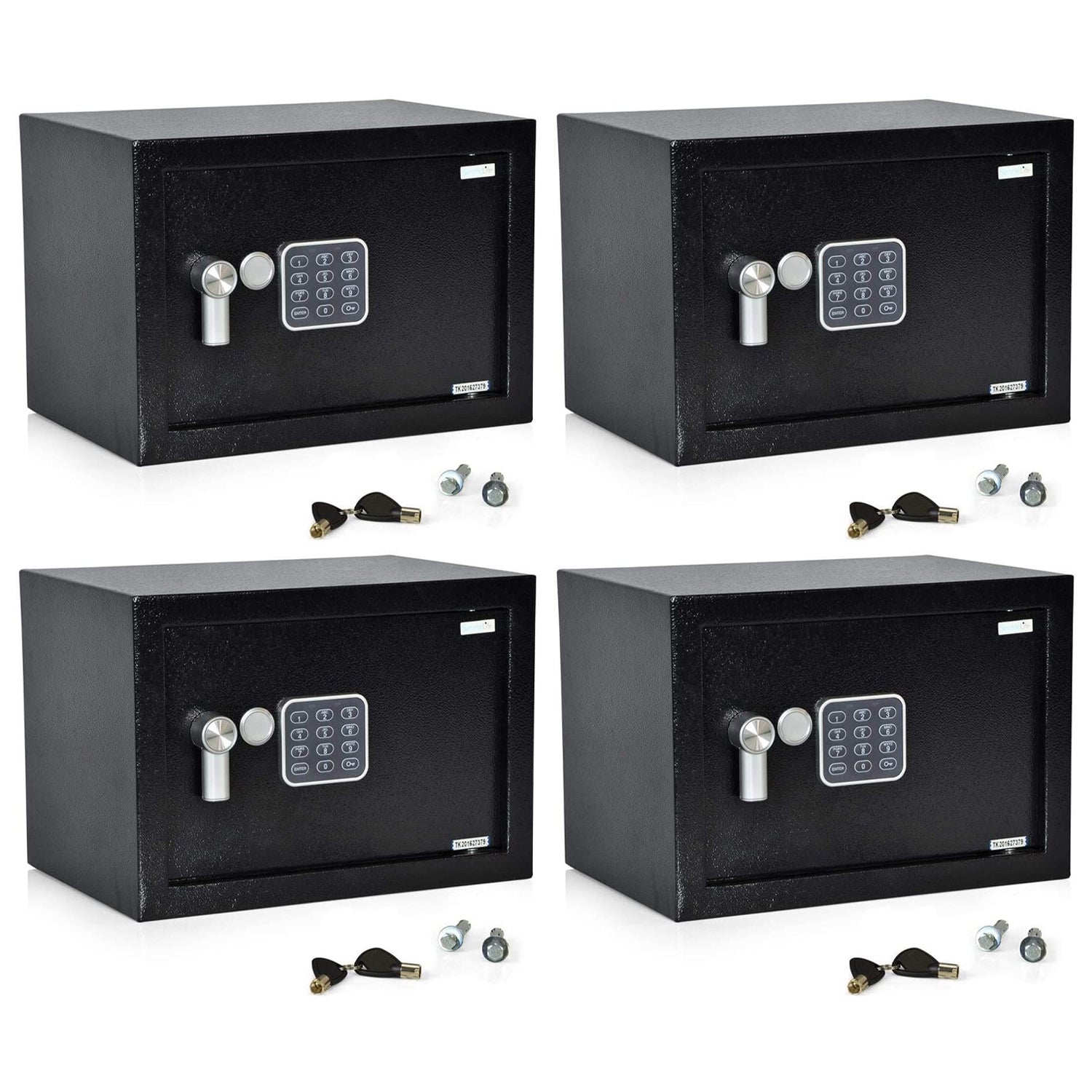 SereneLife SLSFE12 Fireproof Electronic Digital Combination Safe Box (4 Pack) - VMInnovations