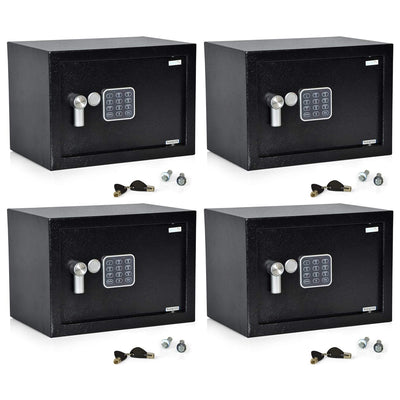 SereneLife SLSFE12 Fireproof Electronic Digital Combination Safe Box (4 Pack) - VMInnovations