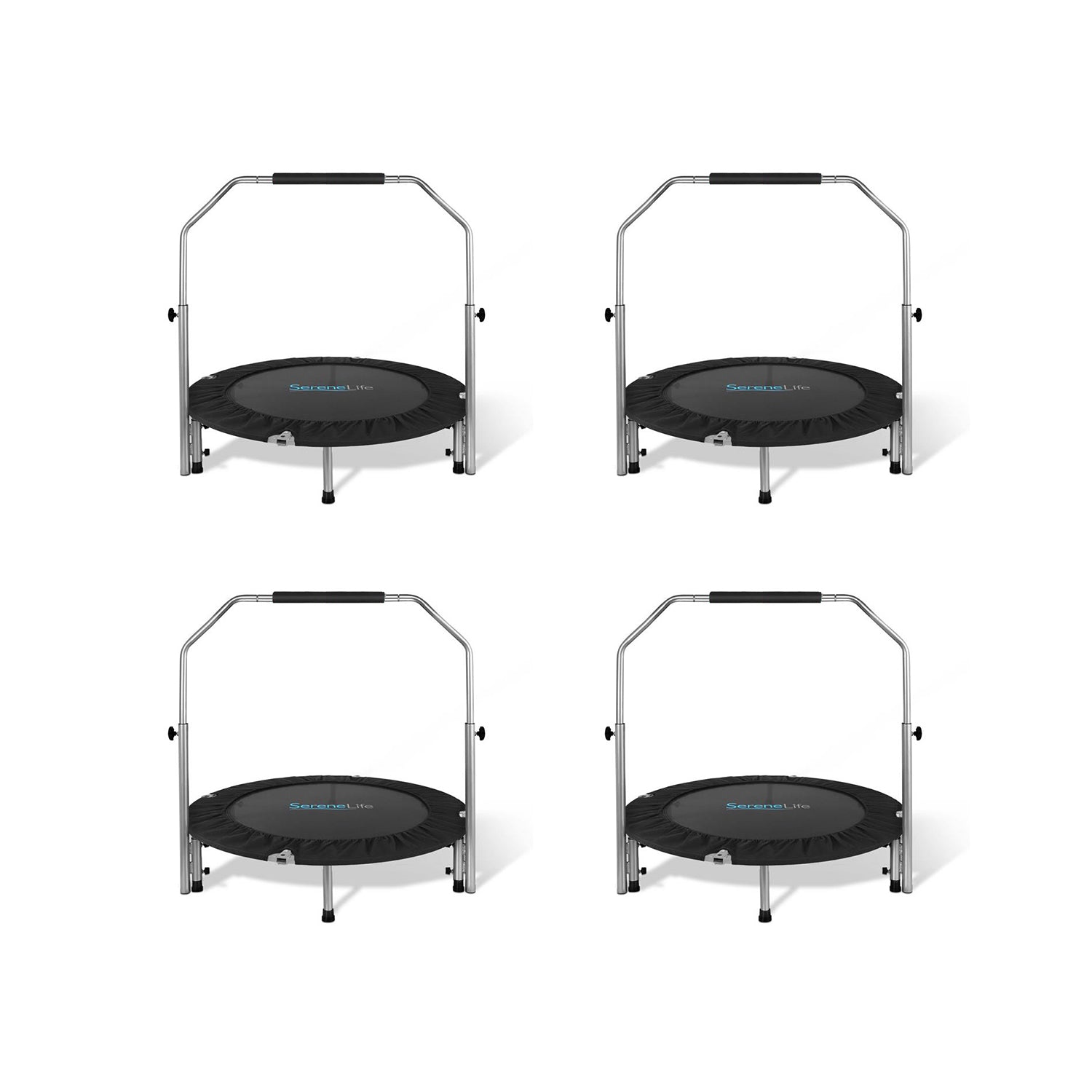 SereneLife 40 Inch Portable Pro Aerobics Sports Trampoline, Adult Size (4 Pack) - VMInnovations