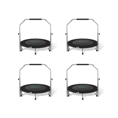 SereneLife 40 Inch Portable Pro Aerobics Sports Trampoline, Adult Size (4 Pack) - VMInnovations