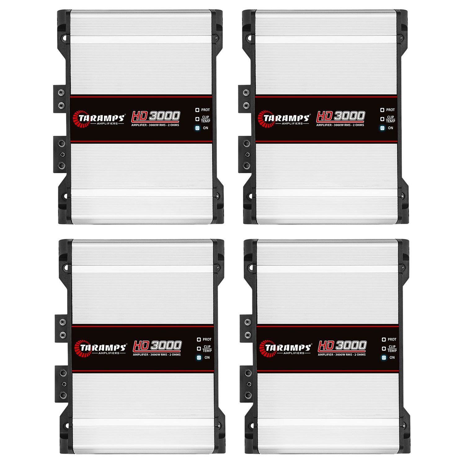 Taramps Class D HD 3000 Watt RMS 2 Ohms Sound Systems Mono Amplifier (2 Pack)