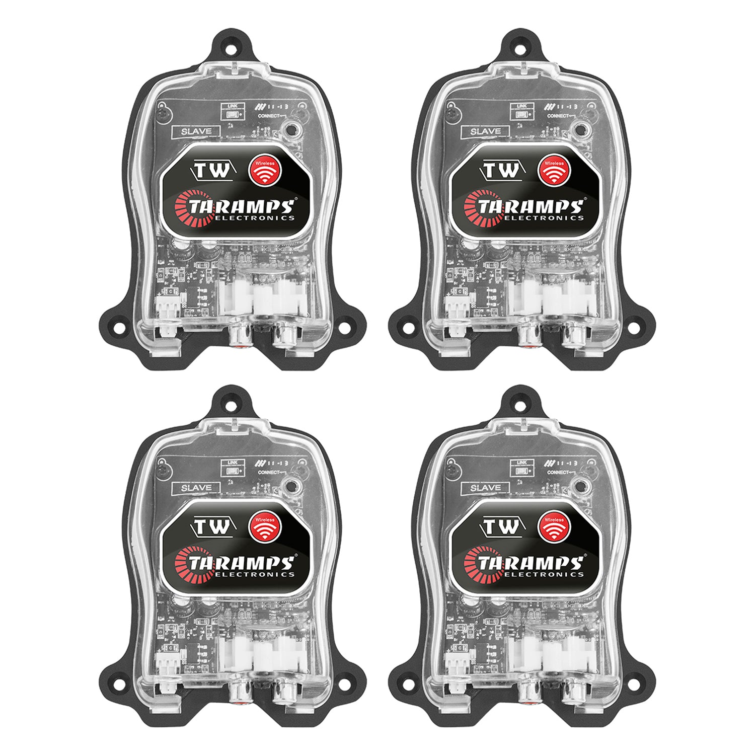 Taramps TW SLAVE Car Dual Output Wireless Receptor Digital Transmitter (4 Pack)