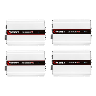Taramps TS 2000X4 Class D 2000 Watt RMS 2 Ohms Car 4 Channel Amplifier (4 Pack)