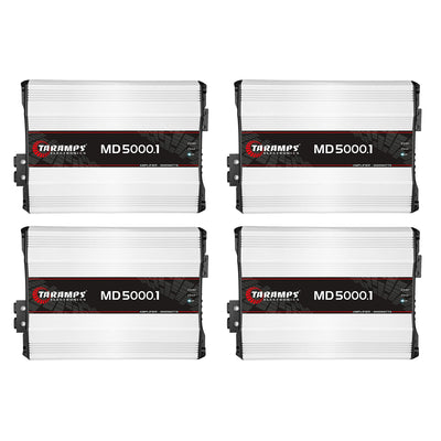 Taramps Class D MD 5000.1 2 Ohms Auto Sound Systems Mono Amplifier (4 Pack)