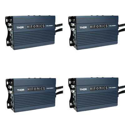 Hifonics THOR Compact 350 W 4 Channel Marine Audio Amplifier TPS-A350.4 (4 Pack)