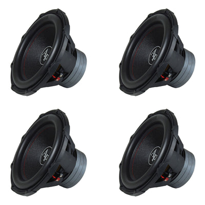 Audiopipe TXX-BD3-15 15 Inch 2400W DVC Dual 4 Ohm High Power Subwoofer (4 Pack)