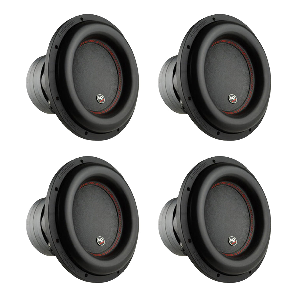 AudioPipe Sub-BDC4-12D2 12-Inch Sub Dual 2 Ohm 1100 W RMS Car Audio (4 Pack)