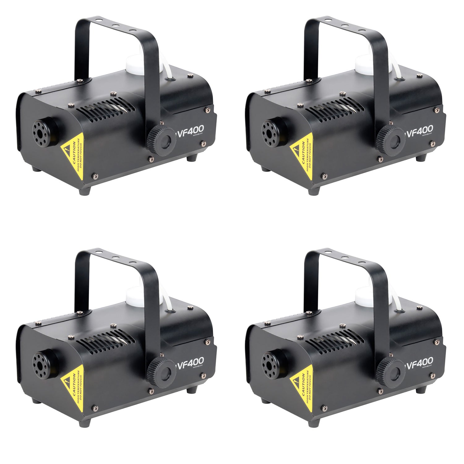 ADJ VF400 400W Mobile Fog Machine w/ 5L Internal Fluid Tank & Remote (4 Pack)