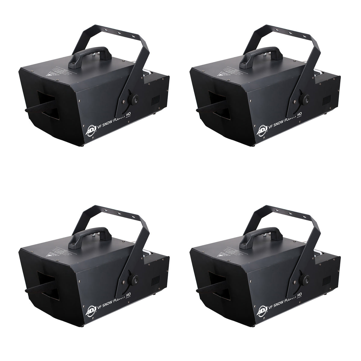 ADJ VF Snow Flurry HO 1250W Snow Machine w/ 2.3 Liter Snow Fluid Tank (4 Pack)