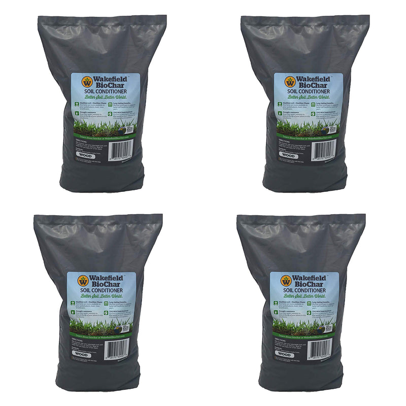 Wakefield 1 Pound Premium Biochar Organic Garden Soil Conditioner (4 Pack)