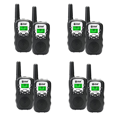 AudioPipe WLTK-052 1.86 Mile 22 Channel Walkie Talkie 2-Way Radio Set (4 Pack)