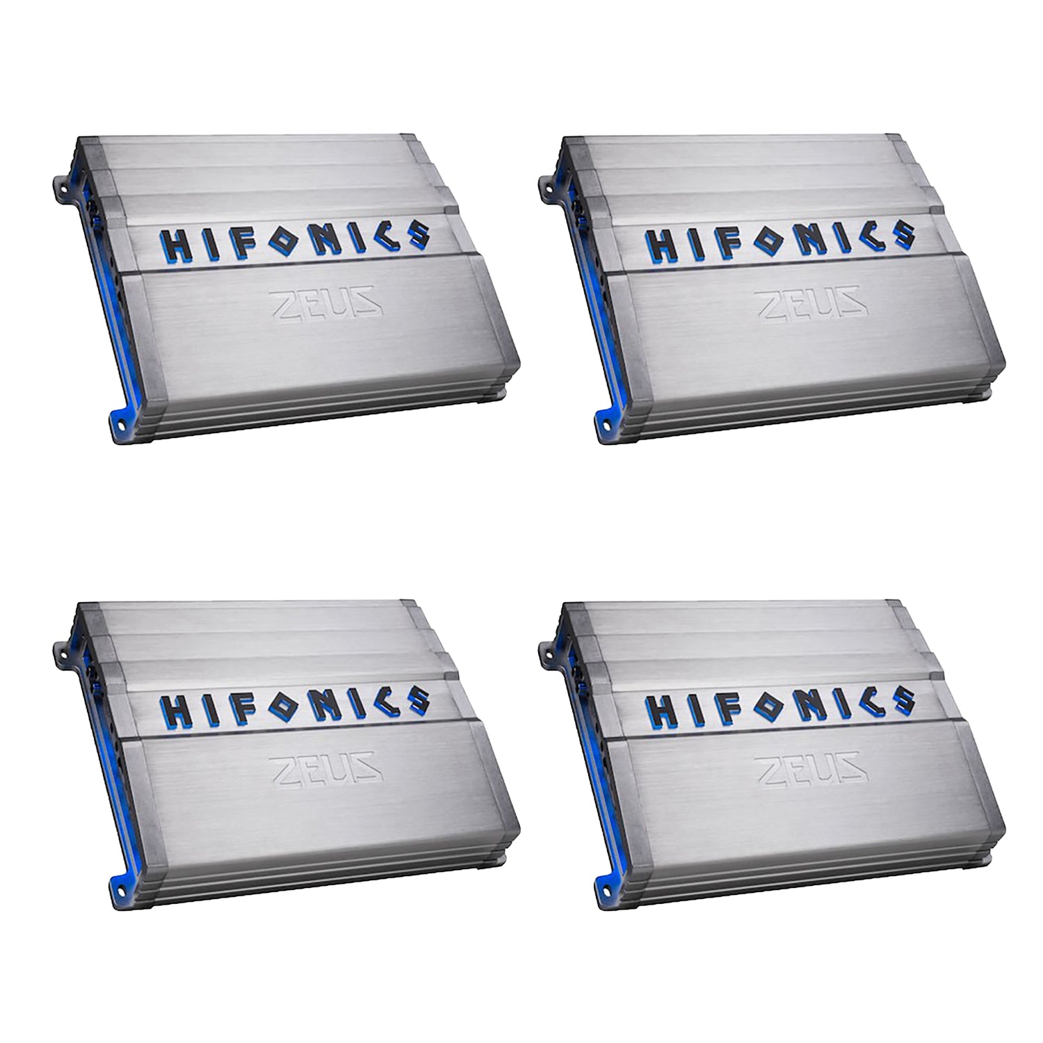 Hifonics ZG-1200.4 1200W Max Class A/B 4 Channel Car Audio Amplifier (4 Pack) - VMInnovations