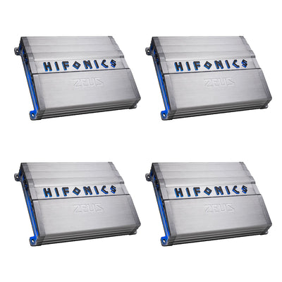 Hifonics ZG-1200.4 1200W Max Class A/B 4 Channel Car Audio Amplifier (4 Pack) - VMInnovations