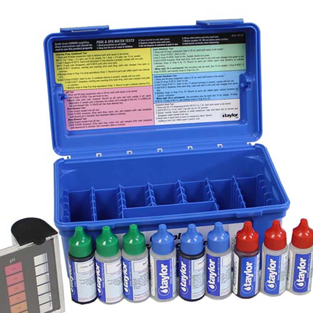 Taylor 2000 Service Complete Swimming Pool FAS-DPD Chlorine Test Kit (3 Pack) - VMInnovations