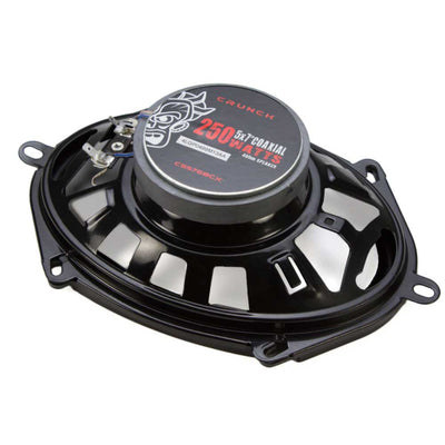 Crunch CS5768CX 250W Full Range 2 Way Coaxial 5x7 by 6x8" Speaker Pair (4 Pack) - VMInnovations