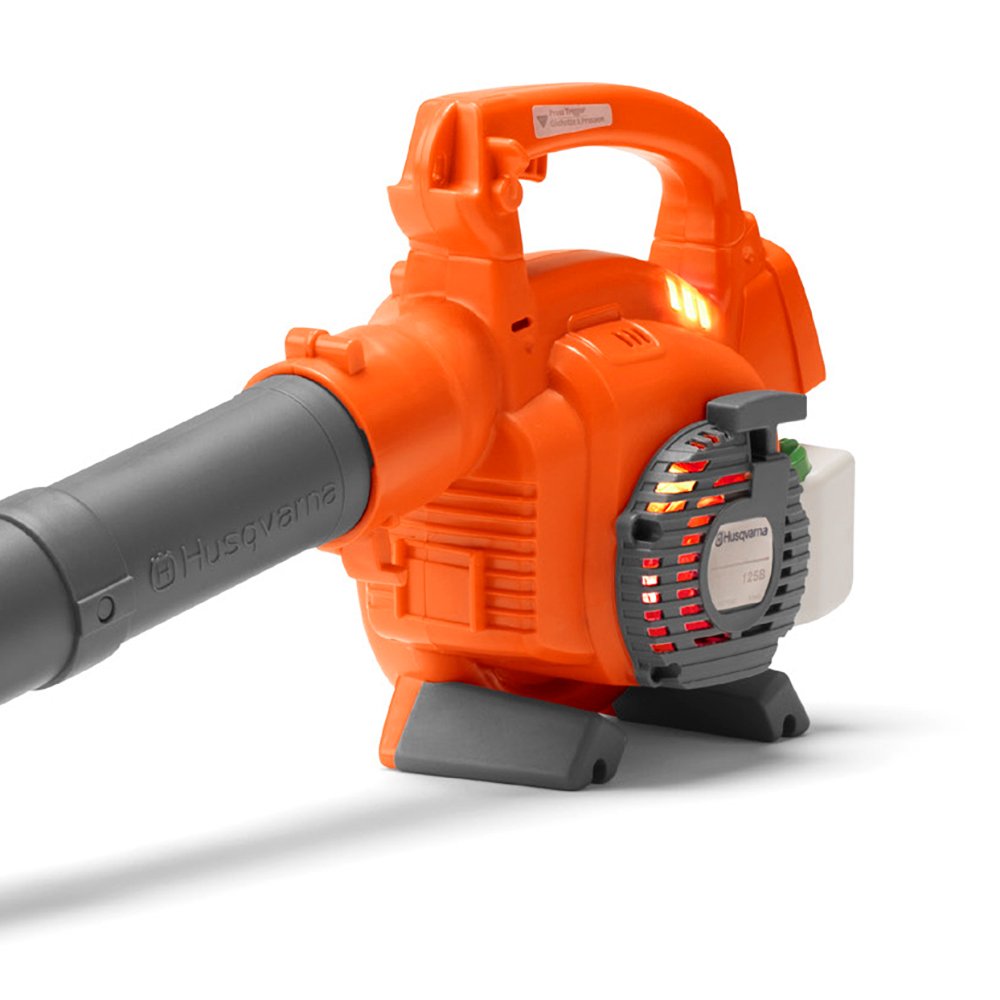 Husqvarna Kids Toddler Toy Battery Lawn Leaf Blower, Lawn Mower & Trimmer (2)