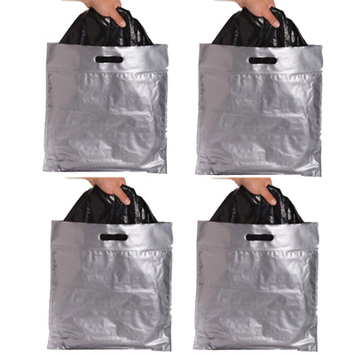 Reliance Products Double Doodie Plus Large Toilet Waste Bags, Gray (4 Pack)