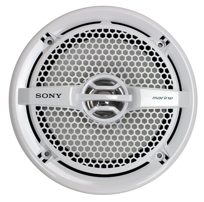 Sony 6.5" 140 Watt Dual Cone Marine Stereo Speakers, White (Open Box) (5 Pack)