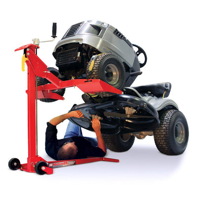 MoJack Flat Folding 450 lb Capacity Lawn Mower Lift Jack (Certified Refurbished)