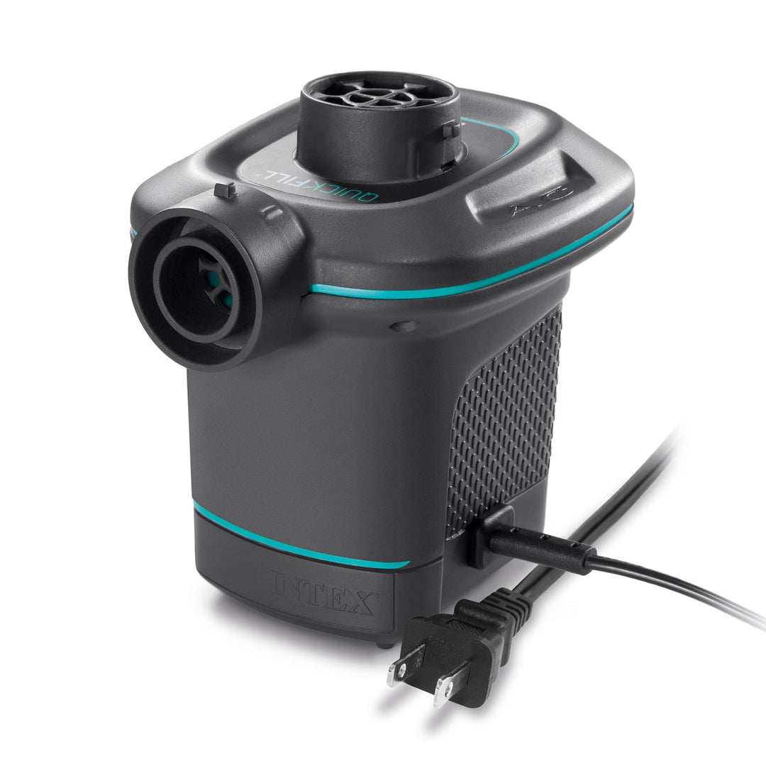 Intex 120V Quick Fill AC Electric AirPump & Intex Inflatable Ocean Play Kid Pool