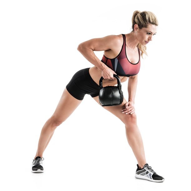 Bionic Body 30 Pound Soft Kettlebell Full Body Strength Training Fitness Weight