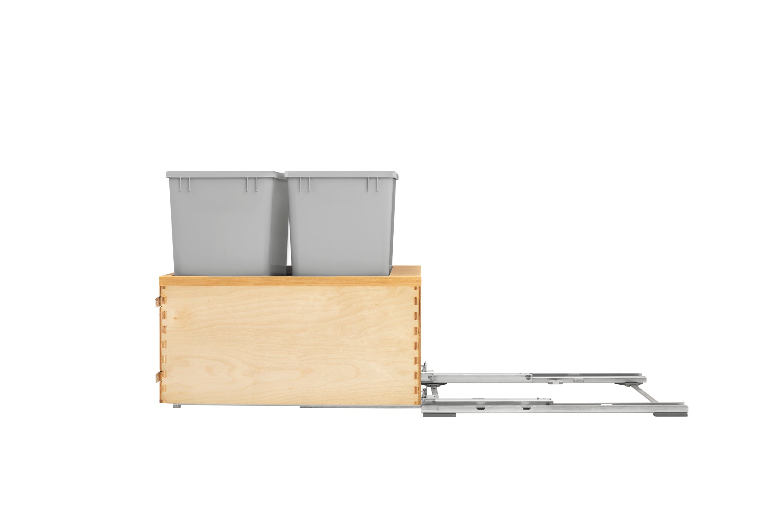 Rev-A-Shelf Pullout Trash Can for Kitchen Cabinet w/ Soft-close, 4VL-1832DM-1 - VMInnovations