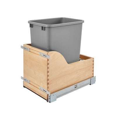 Rev-A-Shelf 4WCSC-1535DM19-1 35 Quart Bottom Mount Pullout Waste Trash Container