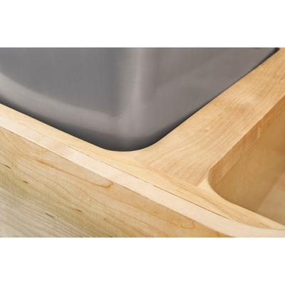 Rev-A-Shelf 4WCSC-1535DM19-1 35 Quart Bottom Mount Pullout Waste Trash Container