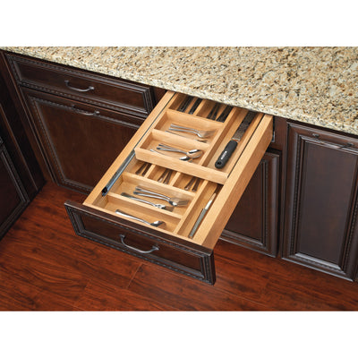 Rev-A-Shelf 4WTCD-24SC-1 21-Inch Tiered Cutlery Drawer, Soft-Close (Open Box)