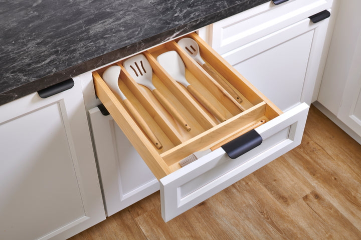 Rev-A-Shelf Natural Maple Right Size Utensil Drawer Insert, 13-1/4" x 19-1/2"