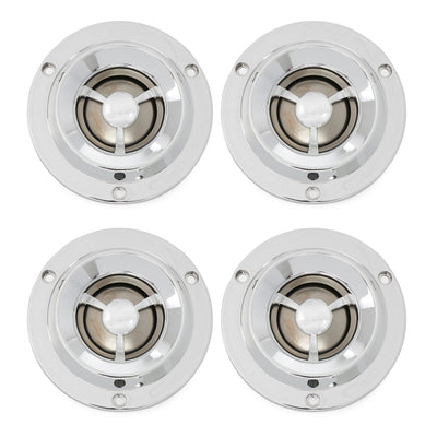 Pyle Pro 1.75 Inch Coil Titanium Dome Crossover Tweeter for Car Stereo (4 Pack) - VMInnovations