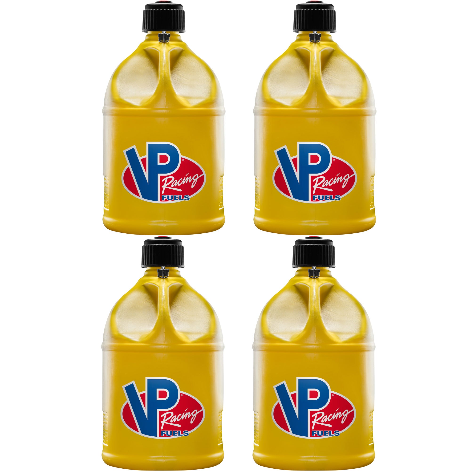 VP Racing Motorsport 5.5 Gallon Round Plastic Container Utility Jug Can (4 Pack)