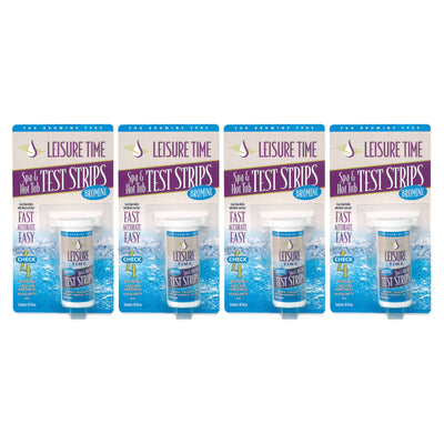 Leisure Time Spa & Hot Tub Bromine 4 way Test Strips, 50 count (4 Pack)