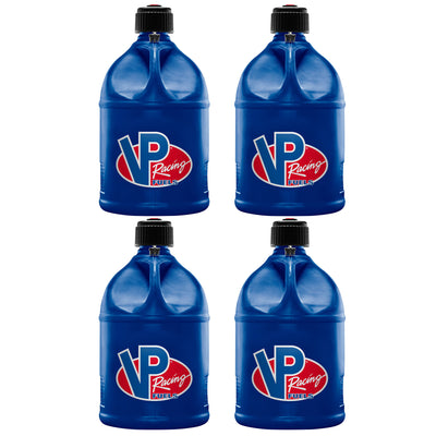 VP Racing 5.5 Gallon Round Plastic Container Utility Jug Can (4 Pack)