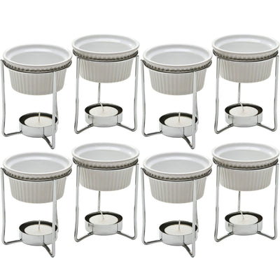 PrepWorks by Progressive 5-Ounce Ceramic Butter Warmer Home Fondue Set (4 Sets)
