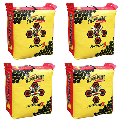 Morrell Yellow Jacket Supreme 3 28 Pound Field Point Archery Bag Target (4 Pack)
