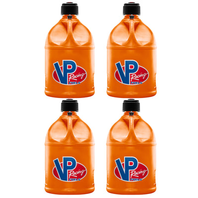 VP Racing Motorsport 5 Gallon Round Plastic Container Utility Jug Can (4 Pack)