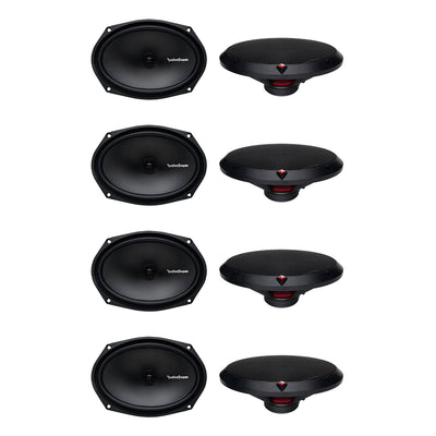 Rockford Fosgate R169X2 6x9" 130W 2 Way Car Coaxial Stereo Speaker Pair (4 Pack)