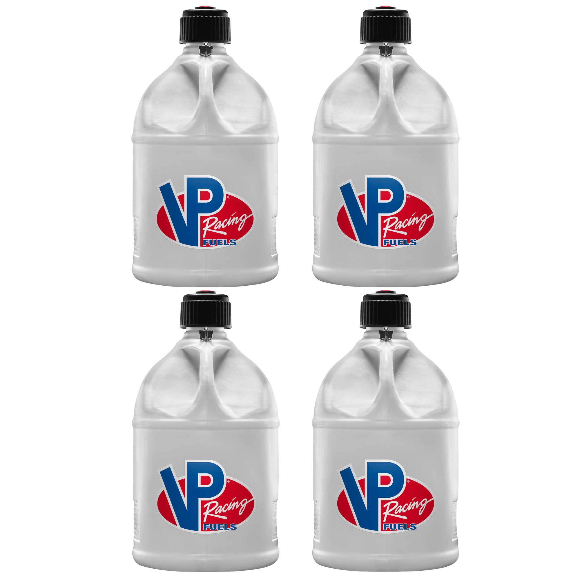 VP Racing Motorsport 5.5 Gallon Round Plastic Container Utility Jug Can (4 Pack)