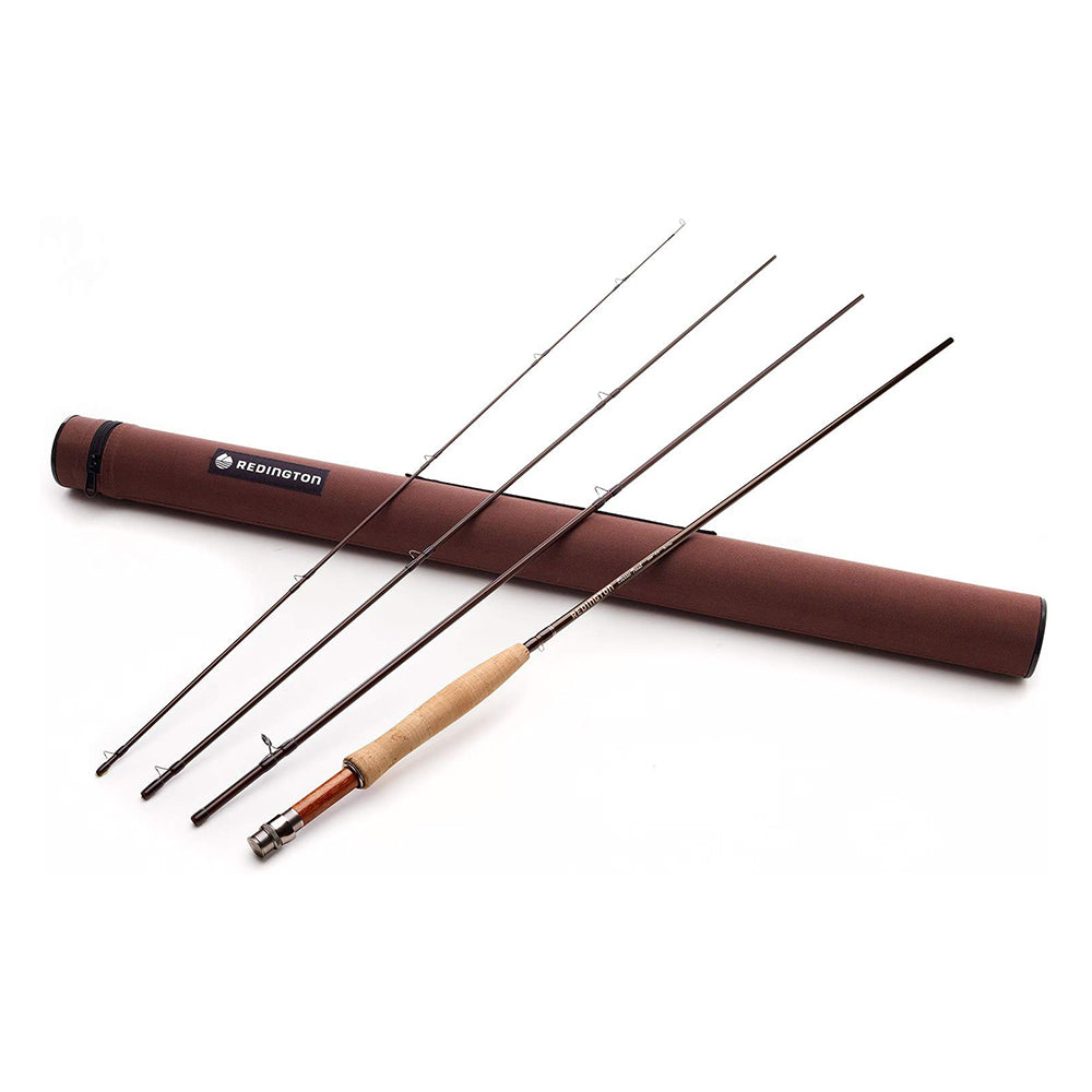 Redington 5WT Lightweight 4 Piece Classic Trout Angler Fly Fishing Rod, Red