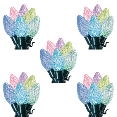 Home Heritage 15.8' Holiday Lights, Faceted, App Controlled, 20 RGB LEDs, 5 Pack