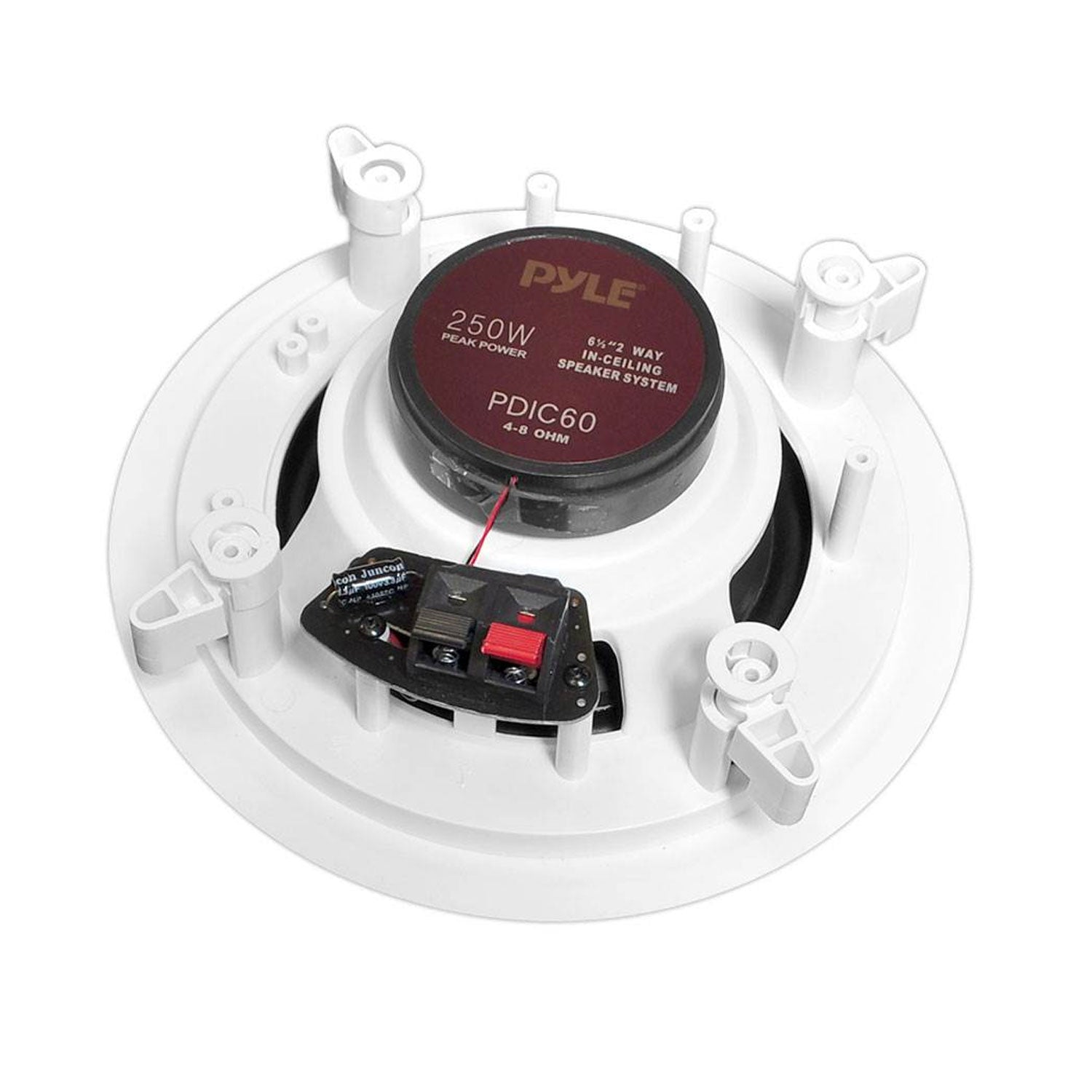 Pyle PDIC60 6.5 Inch 250 Watt 2 Way In Wall/Ceiling Home Speaker System (4 Pair) - VMInnovations