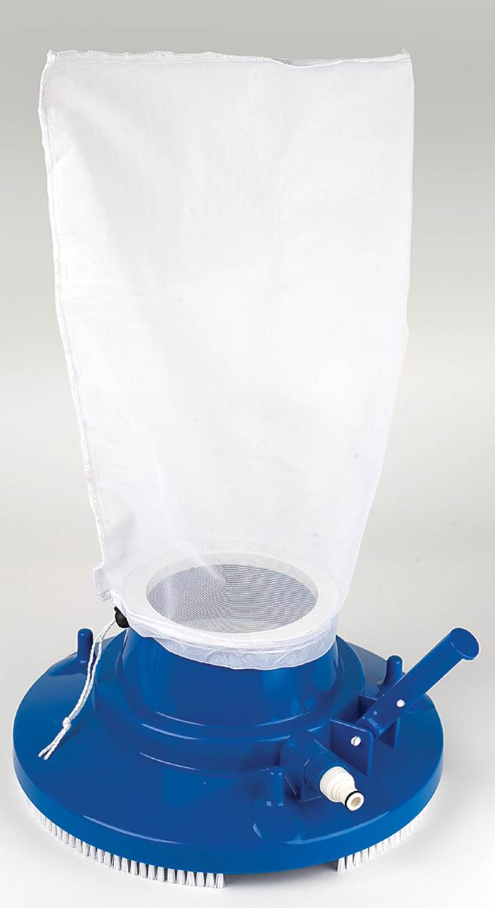 Hydrotools Venturi 13" Leaf Bagger Pool Vacuum Head Bag with Brushes (Used)