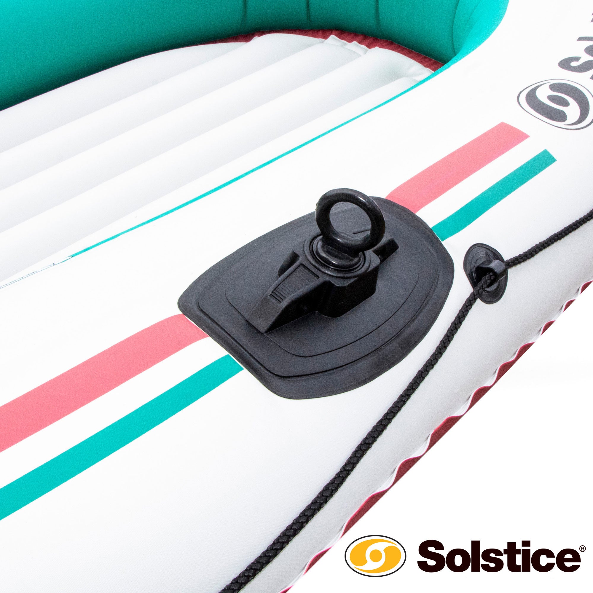 Swimline Solstice 30400 Voyager Inflatable 4 Person Fishing Leisure Boat Raft - VMInnovations