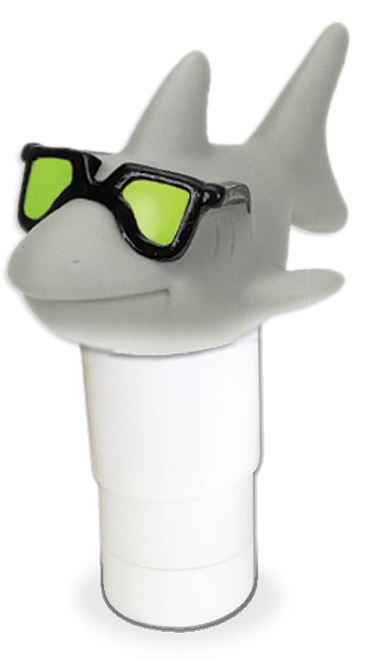 Hydrotools 87271 Shark Floating Pool Chemical Chlorine Dispenser (Open Box)