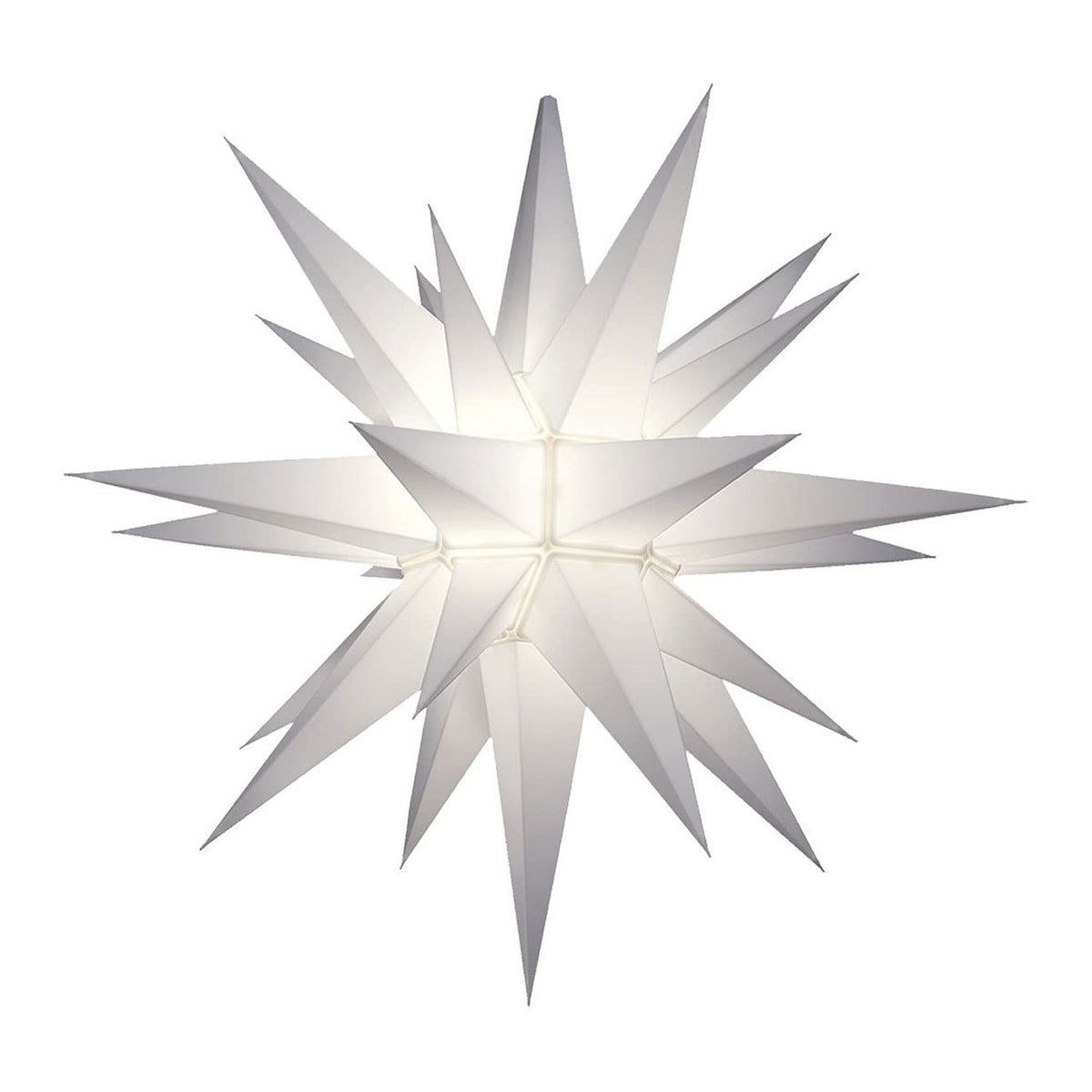 Keystone Holiday Outdoor 21" Prelit LED Christmas Holiday Star, White