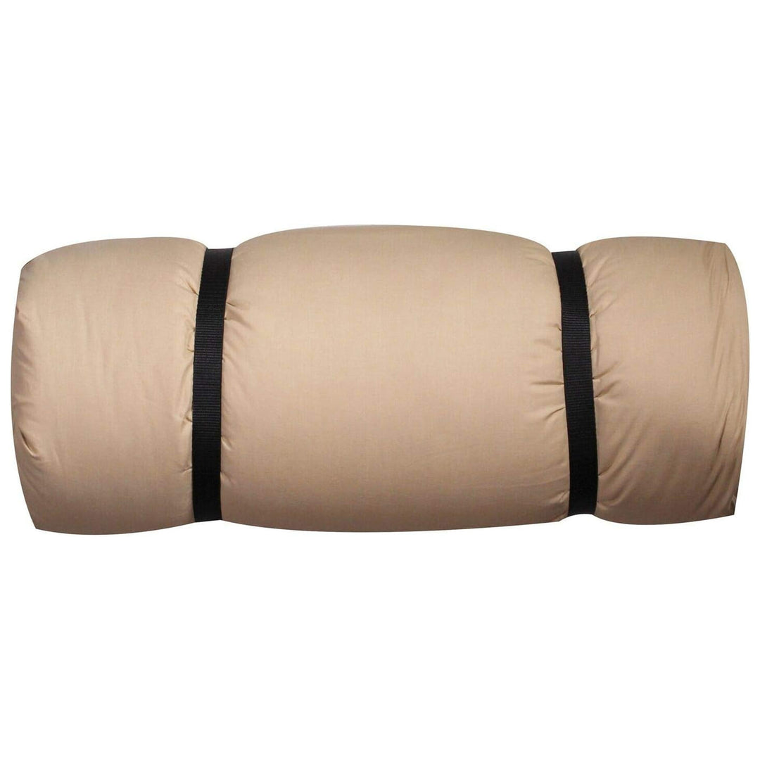 Disc-O-Bed Adult Extra Lrg Memory Foam Sleeping Bag & Duvet,Cappuccino(Open Box) - VMInnovations