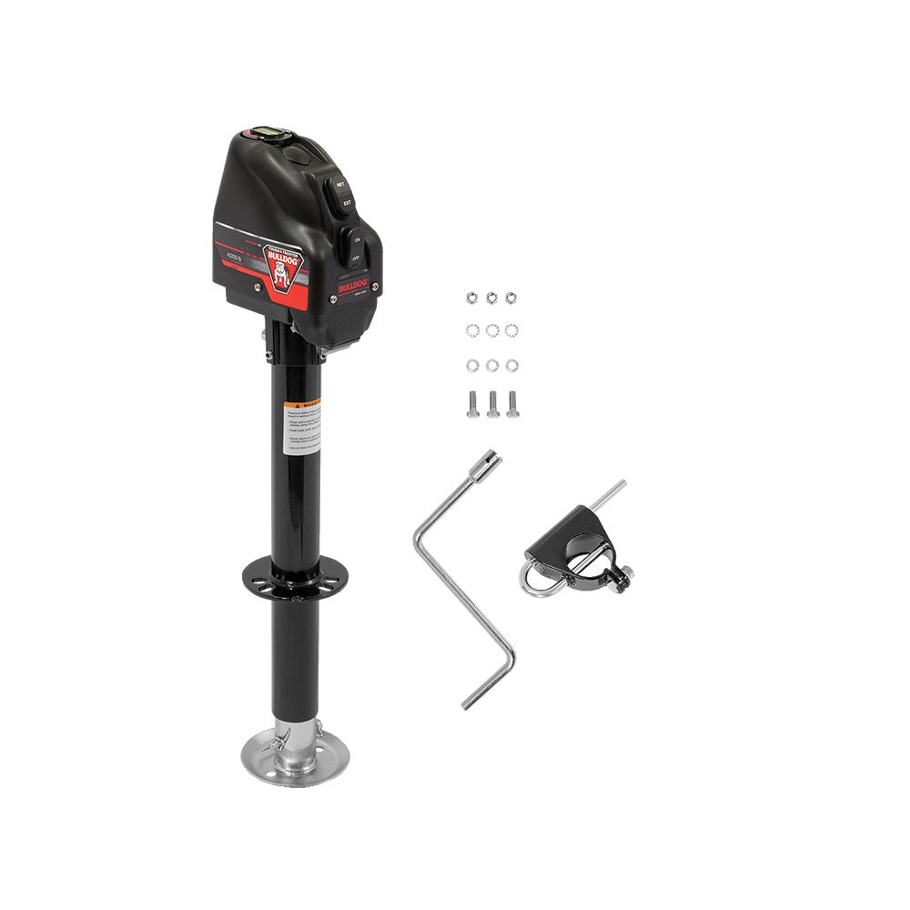 Bulldog Powered Drive Electric Tongue 4000 Lb Lift Capacity A Frame Trailer Jack - VMInnovations