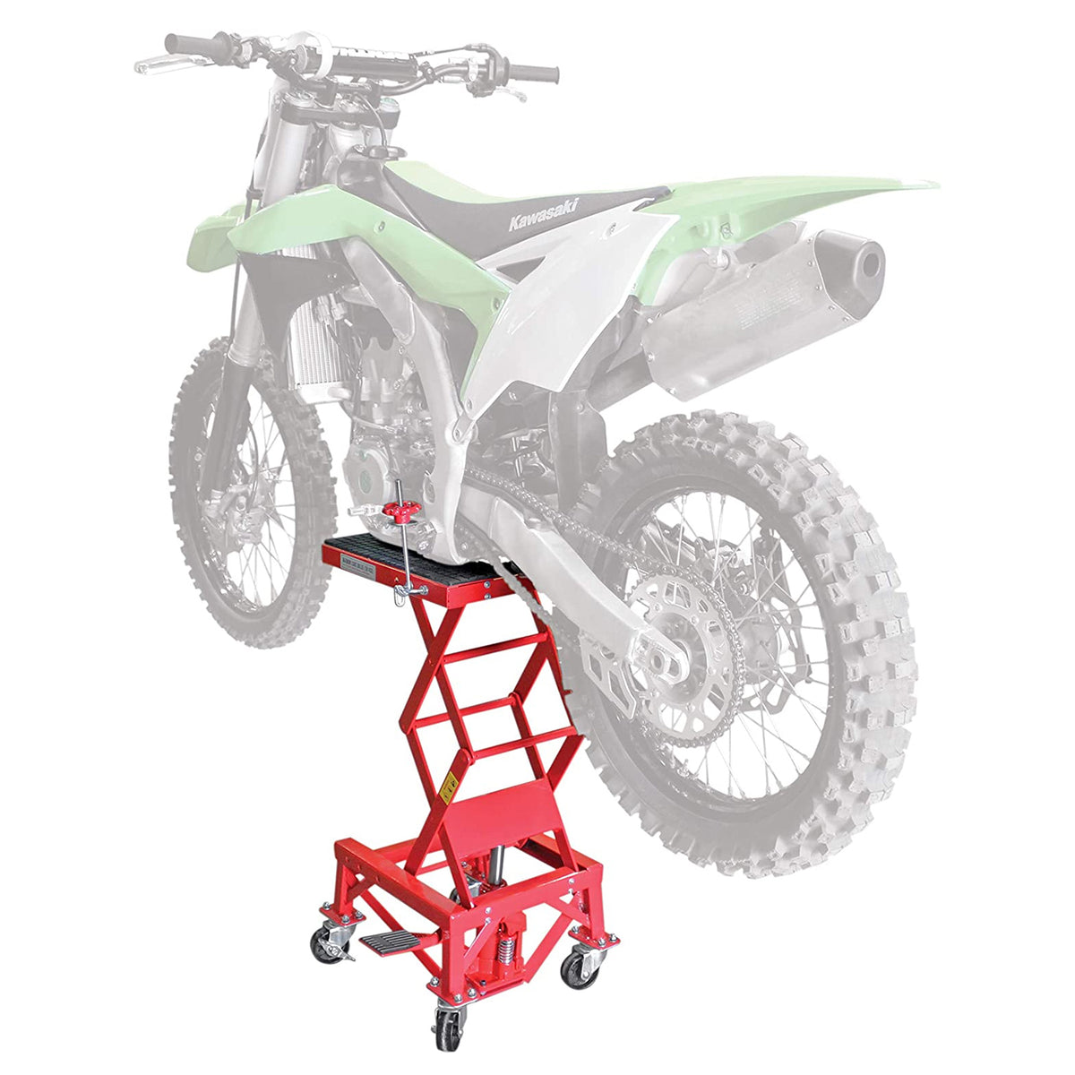 Extreme Max 5001.5083 Hydraulic Motorcycle Lift Table with 300 Lb. Capacity