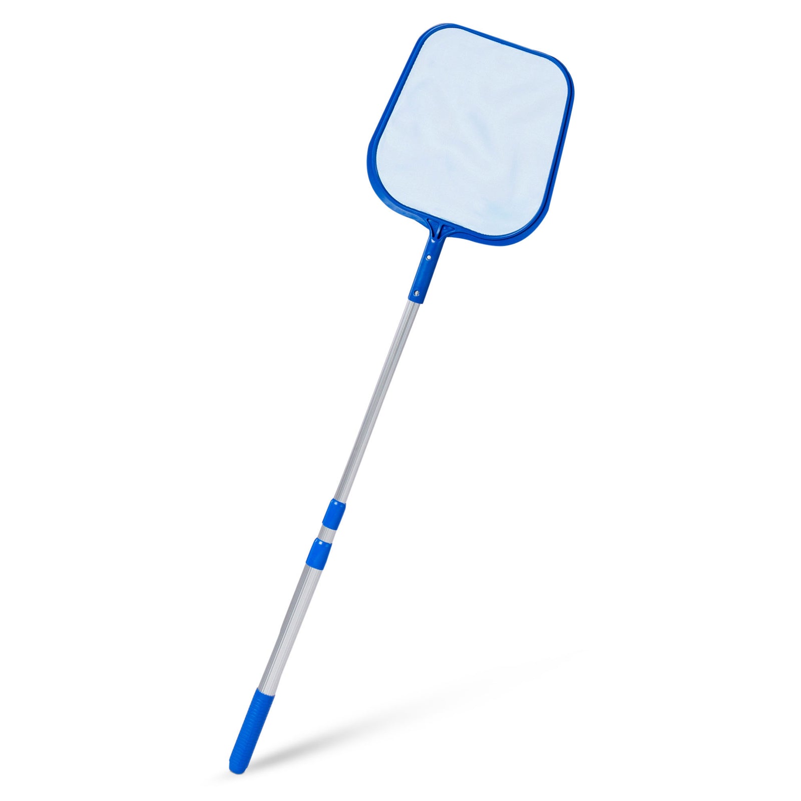 Swimline Pool & Spa Leaf Skimmer Net w/ 48" Adjustable Aluminum Telescopic Pole - VMInnovations